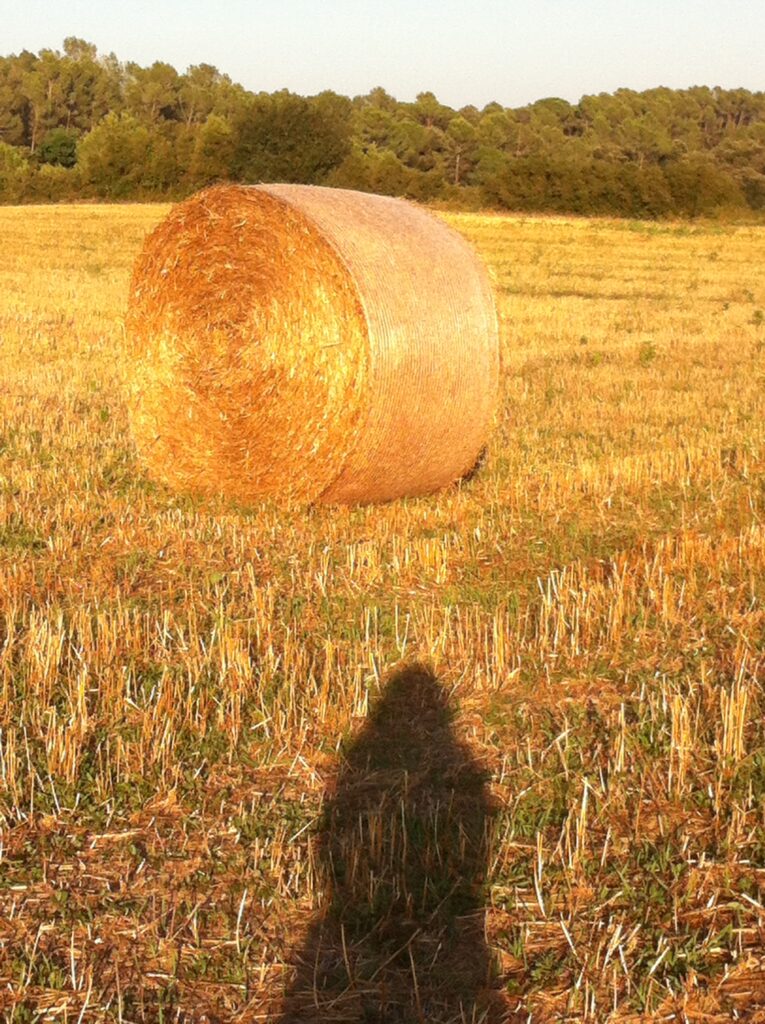 Catalunya Landscape, Haystack, Shadow in Catalunya Landscape, Shadow, Spanish Countryside Photo